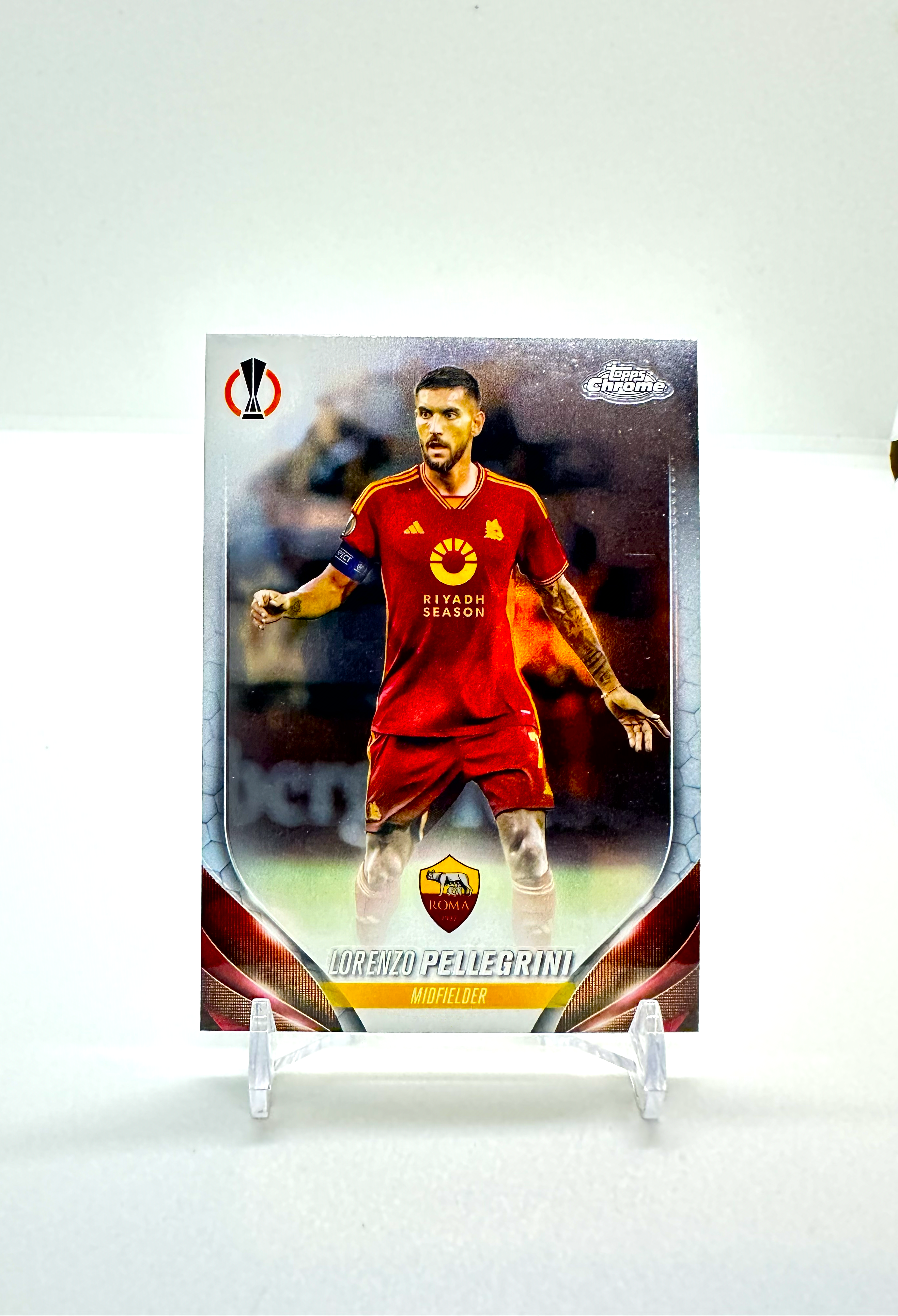 2024 Lorenzo Pellegrini Topps Chrome Roma #86