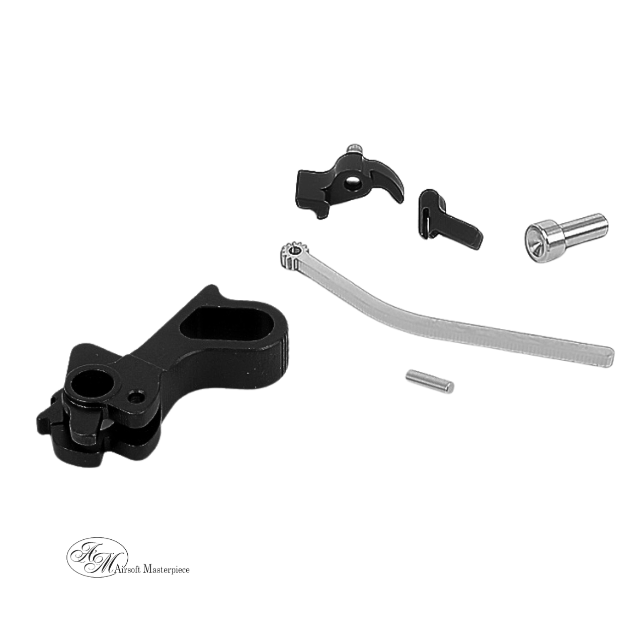 Airsoft Masterpiece CNC Steel Hammer & Sear Set for Marui Hi-CAPA (STI DVC) Type 27 (Black)