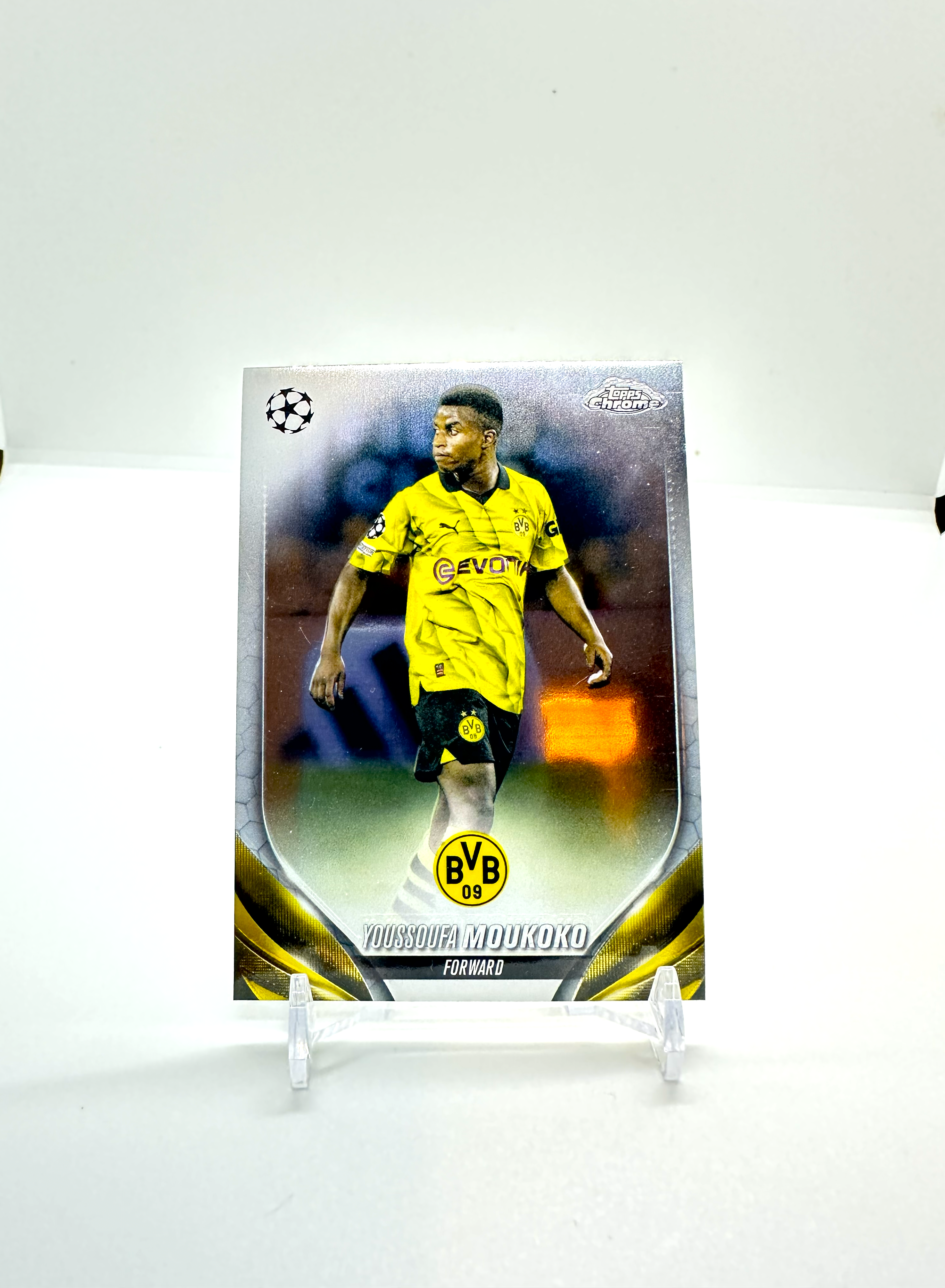 2024 Youssoufa Moukoko Topps Chrome Dortmund #157