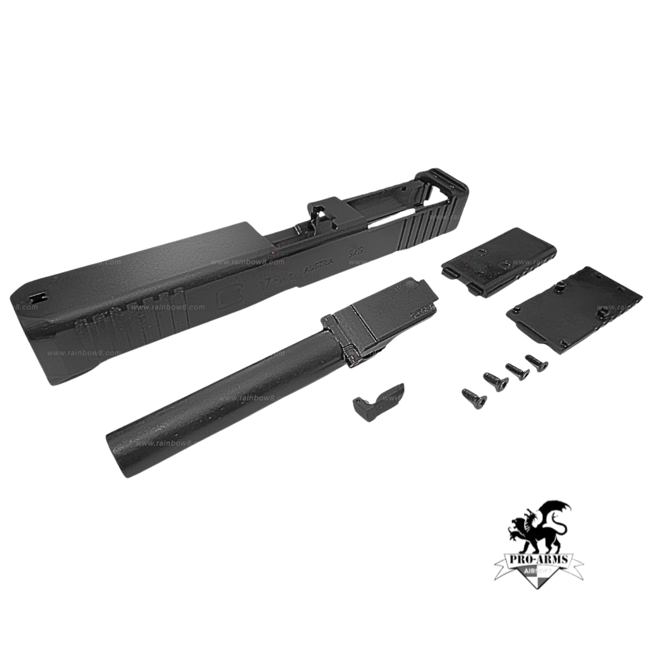 Pro Arms Full Steel Slide Set for Marui G17 Gen5 MOS GBB (Cerakote Version)