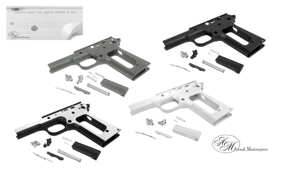 Airsoft Masterpiece SV 1911 Round Trigger Guard Aluminum Frame (4 colors)