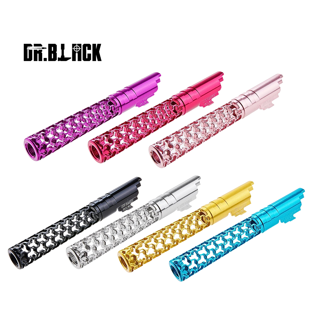 Dr. Black 6063 Aluminum 5.1 Outer Barrel (Type - Geom) (7 colors)