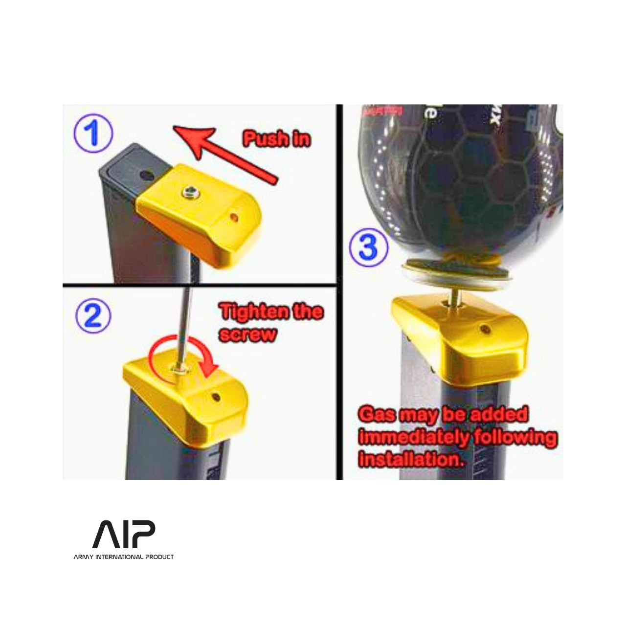 AIP CNC Magazine Base for Marui G17 Gen5 MOS (5 color)