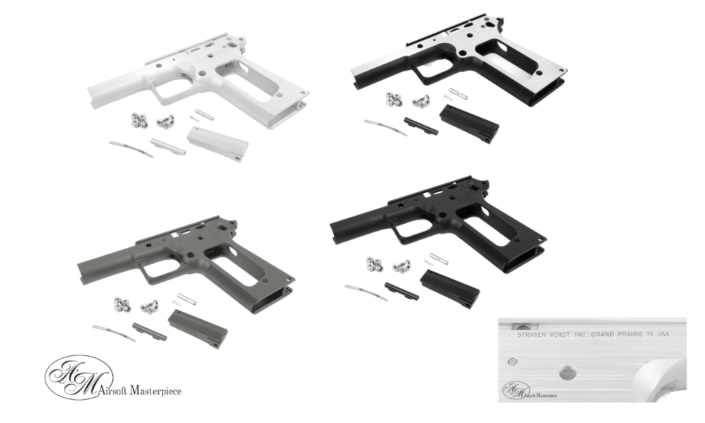 Airsoft Masterpiece SV 1911 Square Trigger Guard Aluminum Frame (4 colors)
