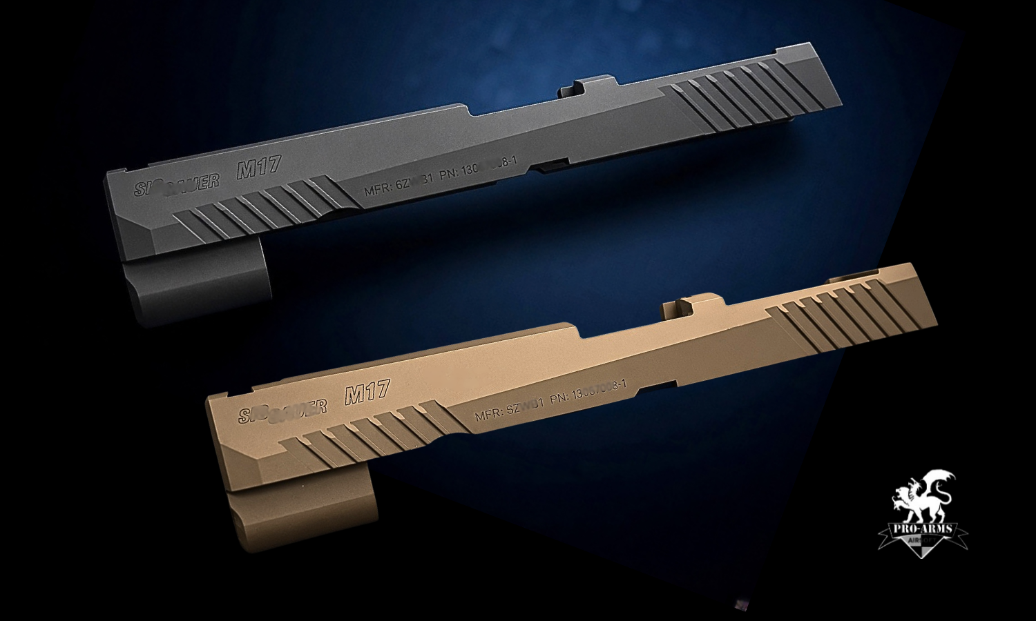 Pro Arms New Military Version M17 Steel Slide for VFC / SIG M17 (2 color)