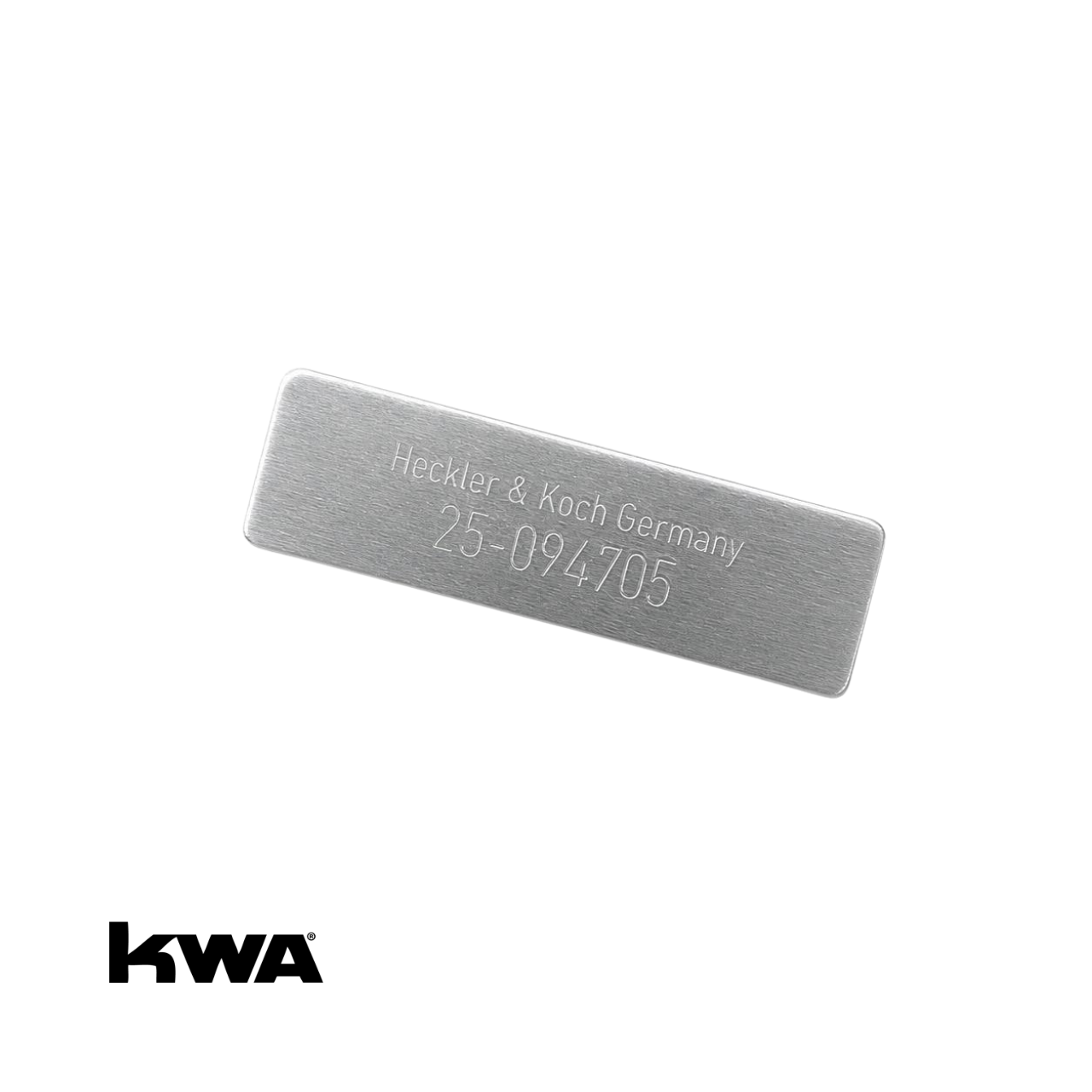 Number Plate (Part No.301) For KWA HK45 GBB