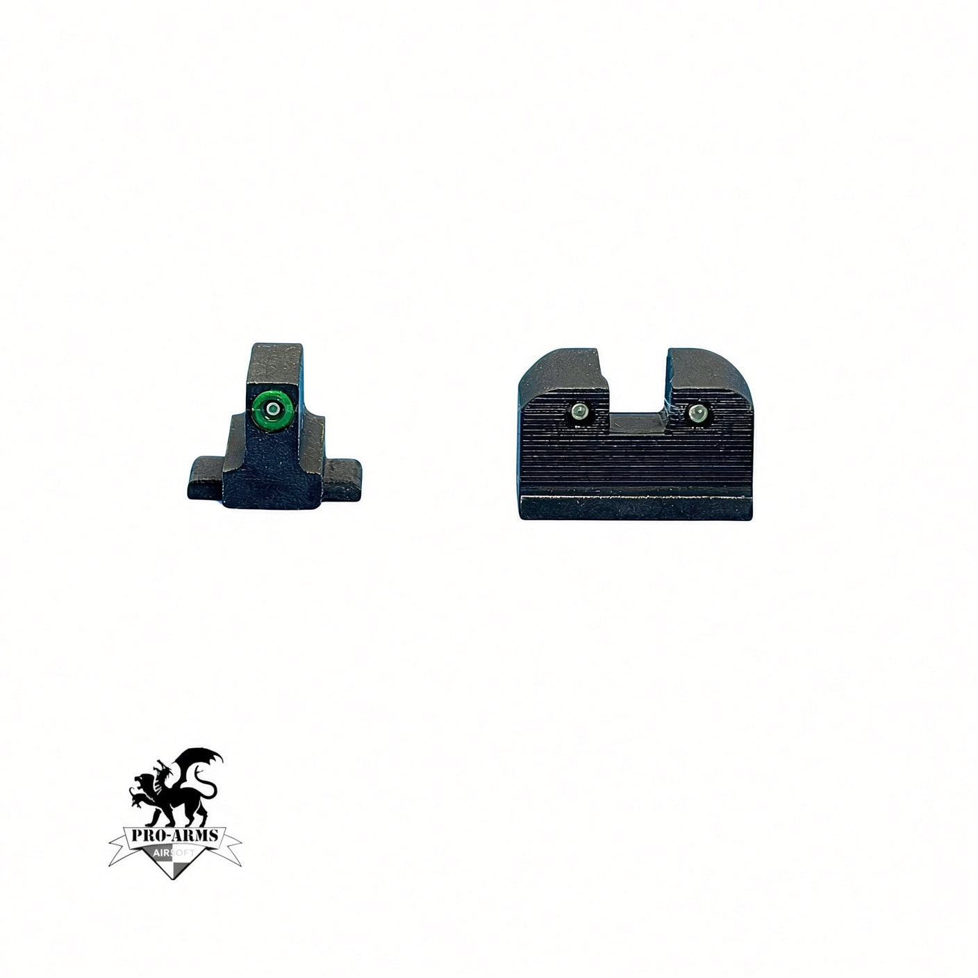 Pro Arms SIG XRAY Style Tritium Steel Suppressor Sight for Marui P320 GBB (Black)