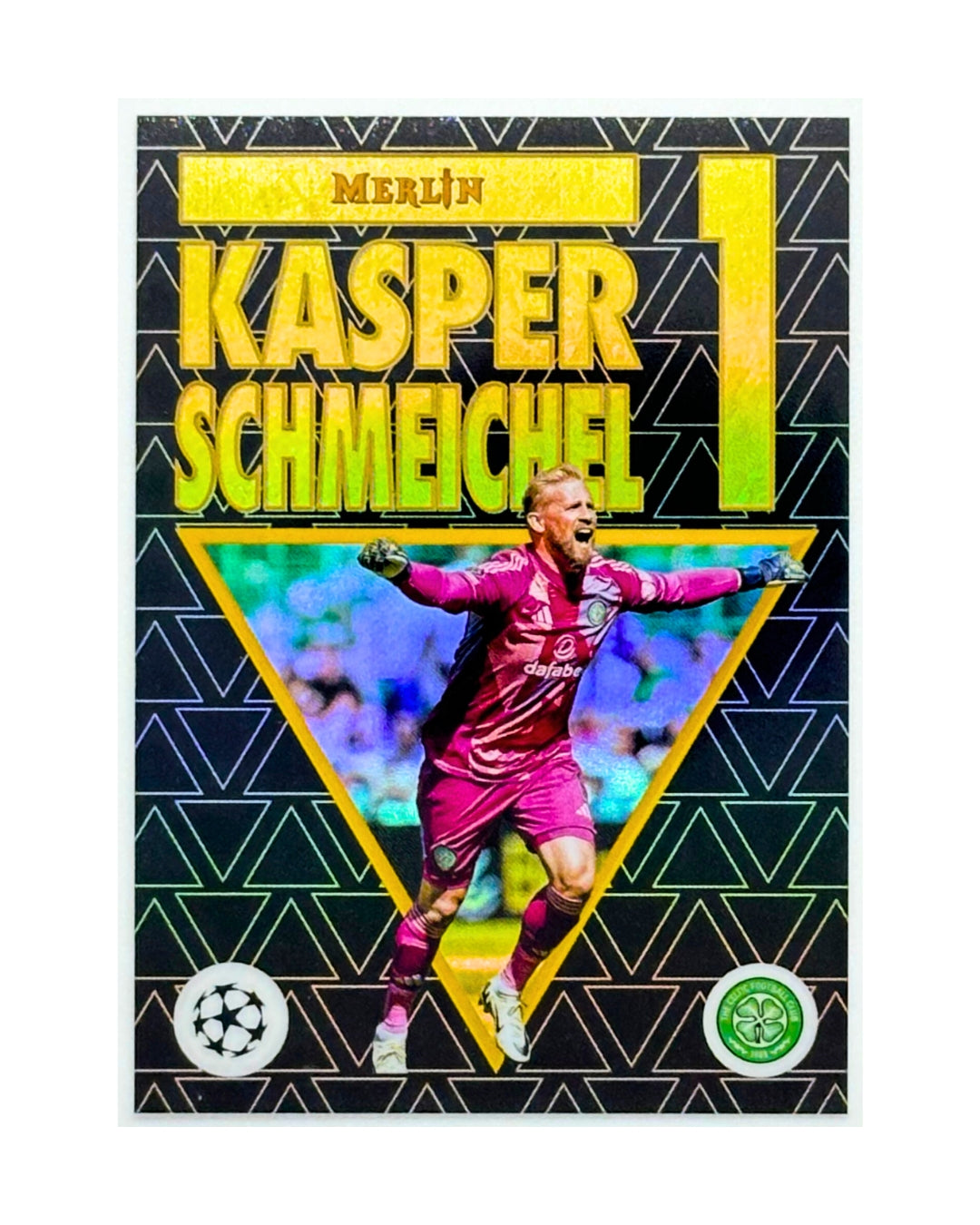 Kasper Schmeichel 2025 Celtic FC Topps Merlin Collection M95-6
