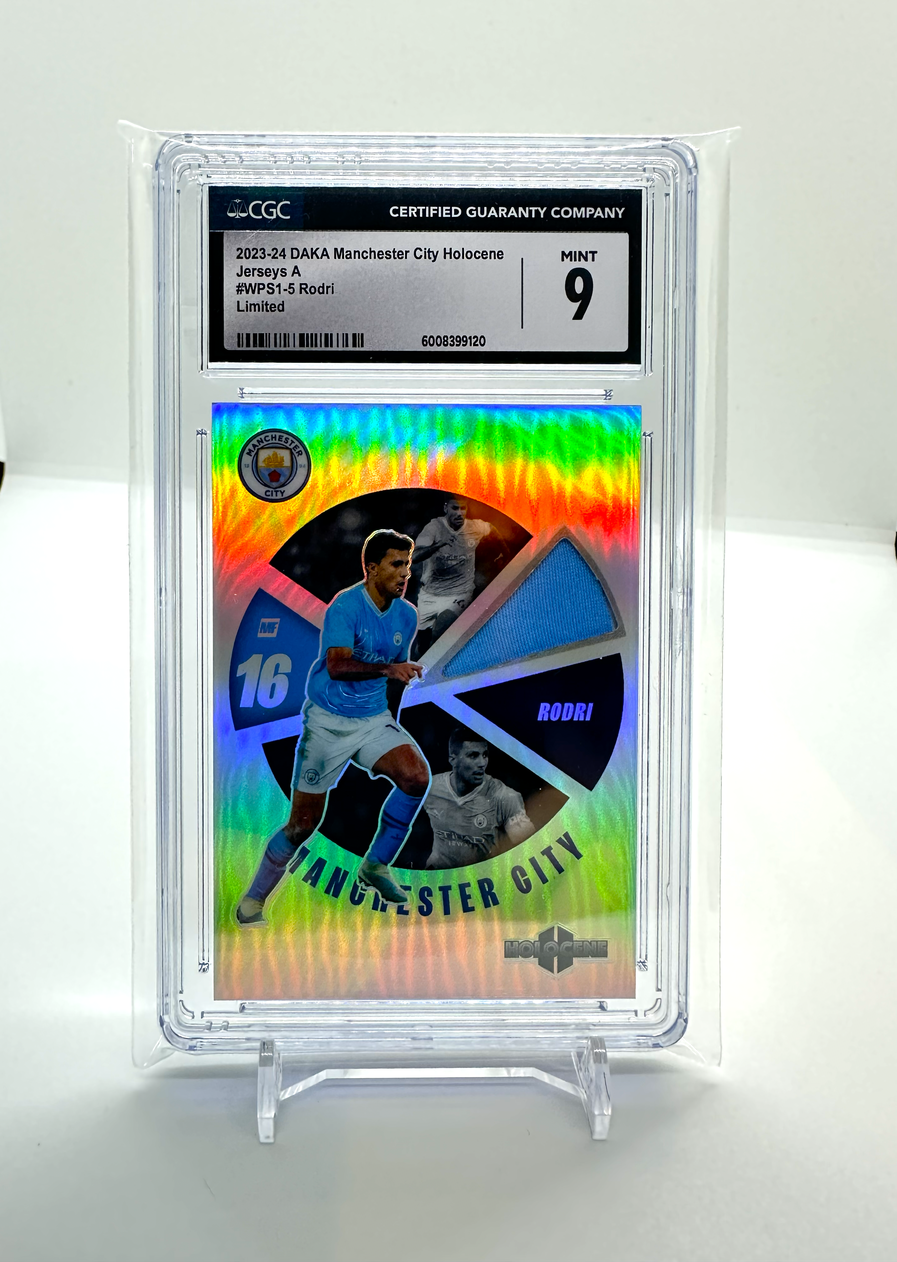 Rodri 2023-2024 Daka Manchester City Holocene Jerseys A /50