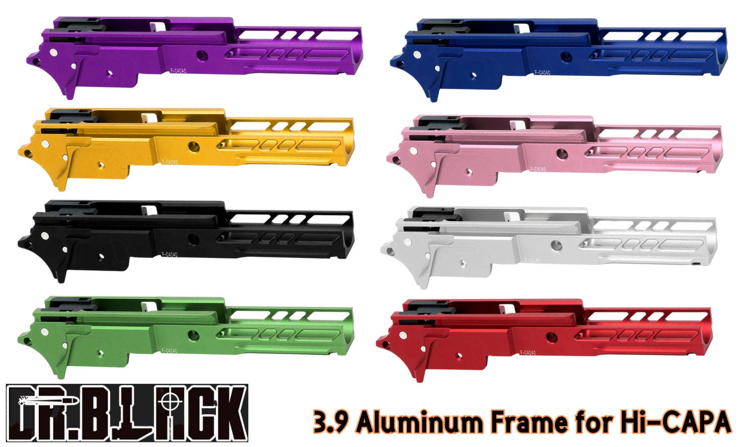 Dr. Black 3.9 Aluminum Frame – Type 4 (8 colors)