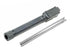 GunsModify S-Style KKM Stainless Steel Thread Outer Barrel For TM G17 for Marui G17 GBB (Fluted/Black)