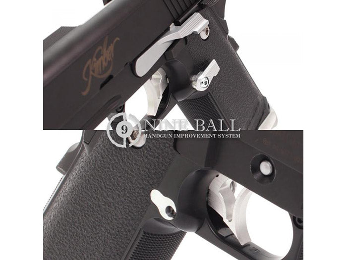 Nine Ball Custom Magazine Catch for Marui Hi-Capa 5.1 (Silver)