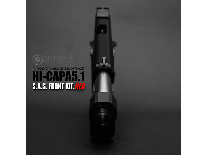 Nine Ball SAS Front Kit (NEO) for Marui Hi-Capa 5.1 (Black, New Ver.)