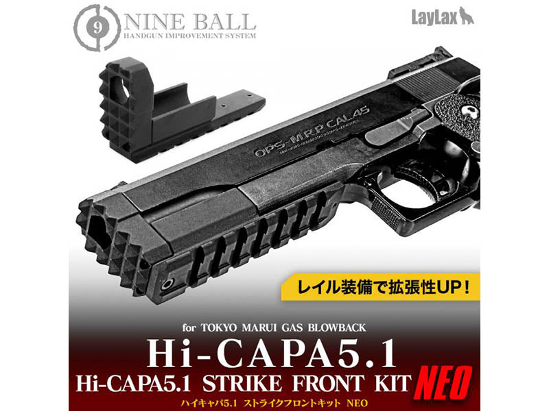 Nine Ball NEO Strike Front Kit Tokyo Marui Hi-CAPA – Rainbow 8