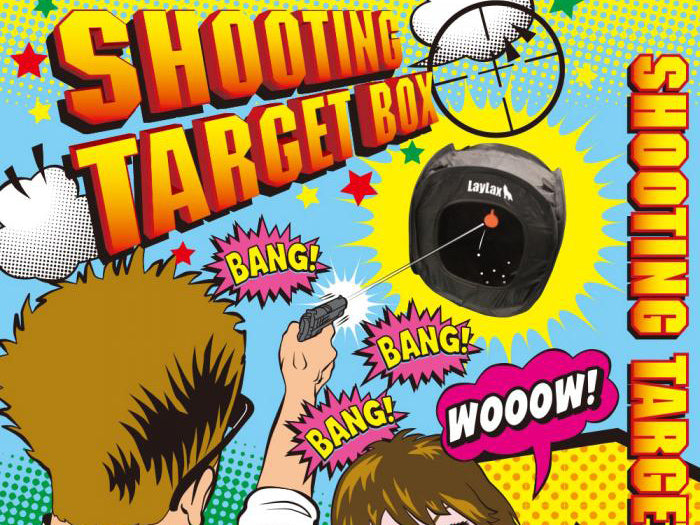 LayLax Satellite Shooting Target Box