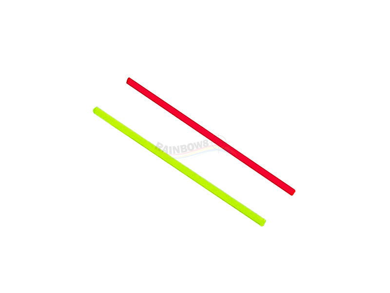 CowCow 1.5mm Red & Green Fiber Optic Rod (50mm)