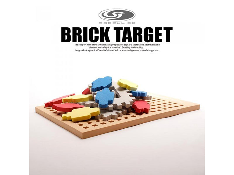 Nine Ball Satellite Brick Shooting Target