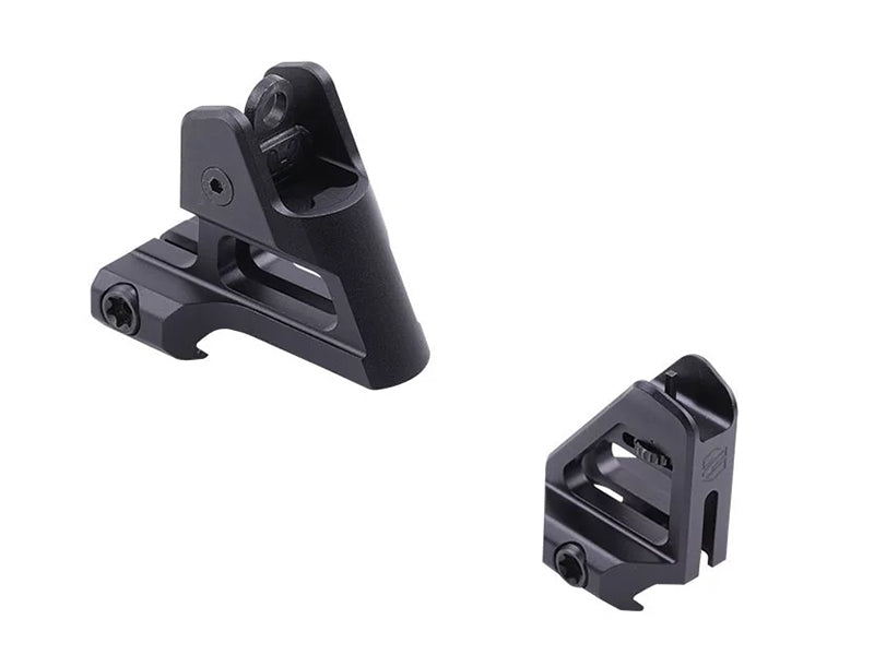 Scalar Work Peak Ultralight Fixed Iron Sight Set (Black)