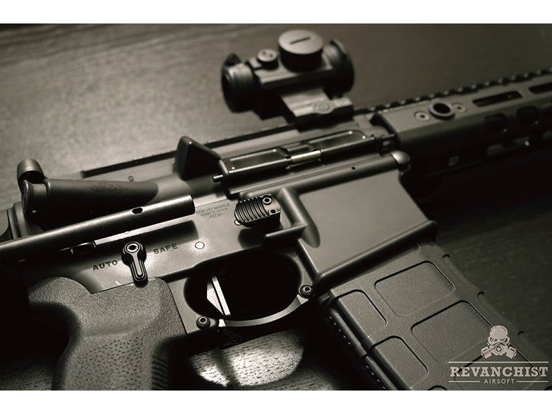 50% off - Revanchist Magazine Release (Type B) For Marui M4 MWS (Black / Tan / Grey)