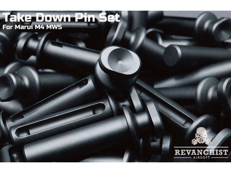 Revanchist Aluminium Take Down Pin Set For Marui M4 MWS (Set of 2PCs)