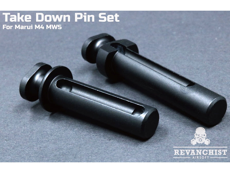 Revanchist Aluminium Take Down Pin Set For Marui M4 MWS (Set of 2PCs)