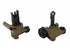 KAC Style CNC 300mm Front and Rear Sight (FDE)