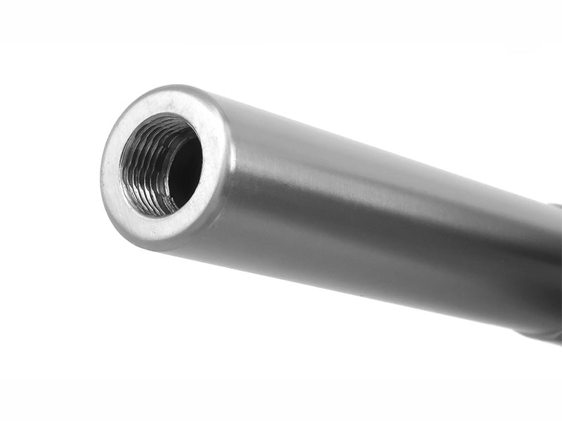 Airsoft Masterpiece STEEL "Threaded" Fix Outer Barrel for Hi-CAPA 5.1 (Silver)