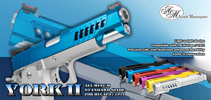 Airsoft Masterpiece Custom "YORK II" Standard Slide for Hi-CAPA/1911 (Purple)