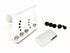 Revanchist Airsoft Optics Mount With Adjustable Thumb Rest For Hi-Capa (Matt Silver)