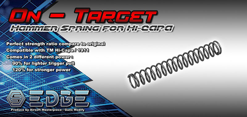 EDGE "ON-TARGET" 120% Hammer Spring For Hi-CAPA 5.1 (For Alum. Slide)