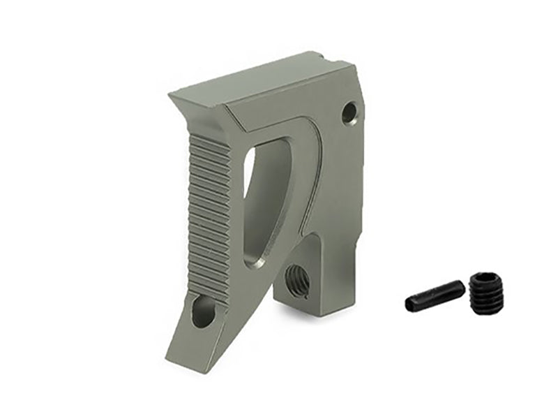 EDGE Custom "KAW" Aluminum Trigger for Hi-CAPA/1911 (Titanium Grey)