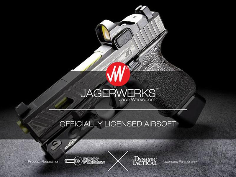 Ready Fighter Jagerwerks Downrange  Slide & Barrel Set For Marui G17 GBB (Bronze, 2019 Ver.)