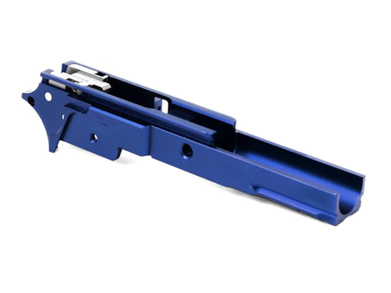 Airsoft Masterpiece Aluminum Frame - No Marking 3.9 with Tactical Rail (Blue)