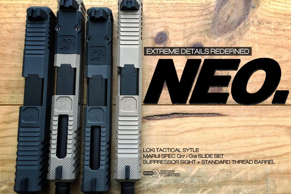 Ready Fighter LTK Neo Style Slide Set For Marui G17 GBB (Bronze)