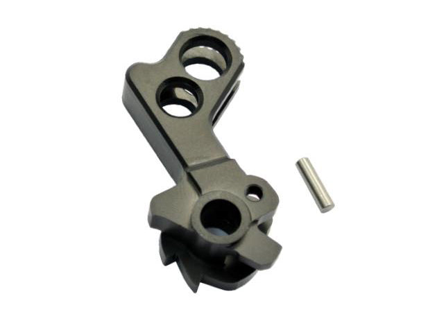 DP Match Grade CNC Stainless Steel Hammer for Hi-Capa (Type C, Black)