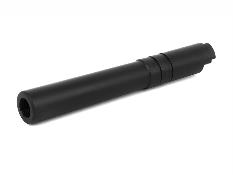 Airsoft Masterpiece Steel Outer Barrel with Threaded for Hi-CAPA 5.1 (.45 ACP) (Black)