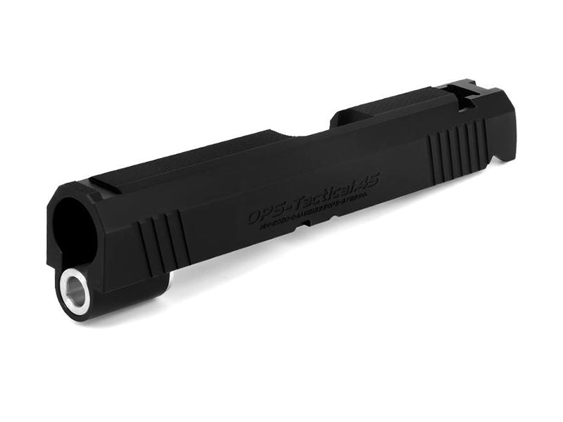 Airsoft Masterpiece OPS-Tactical .45 Standard Slide for Hi-Capa 4.3 (Black)