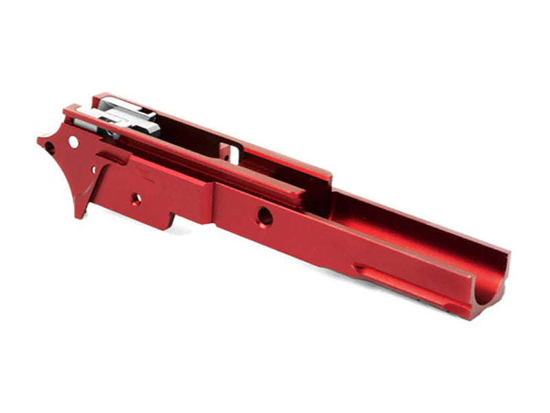 Airsoft Masterpiece Aluminum Frame - No Marking 3.9 with Tactical Rail (Red)