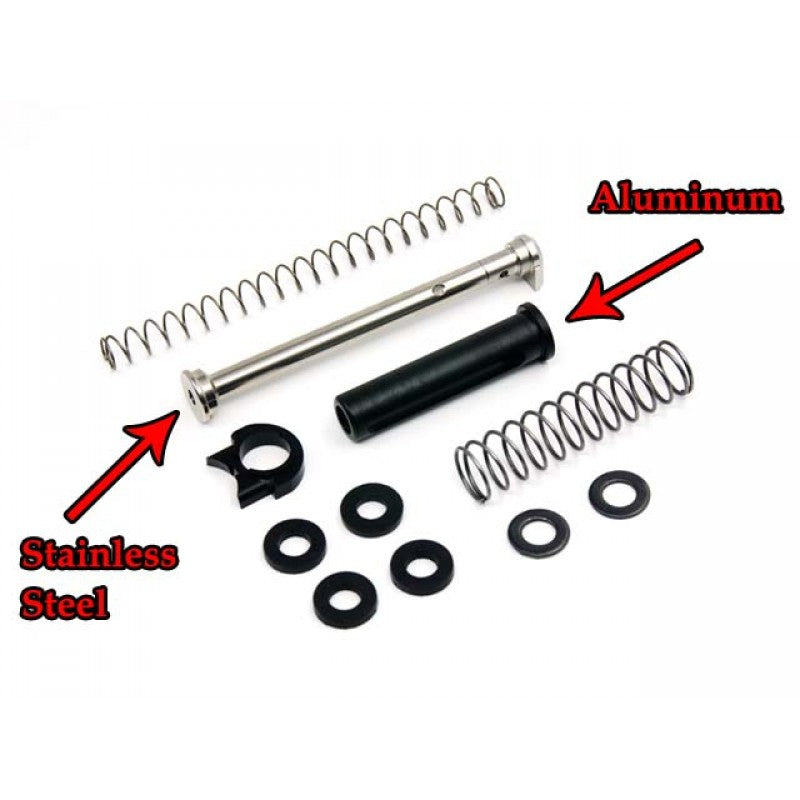 AIP 120% Steel Recoil Spring Rod Set For G17 Gen4 (Silver)