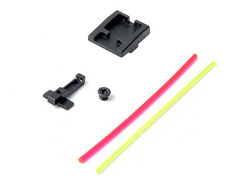 AIP Aluminium Front and Rear Sight (Fiber) For WE XDM