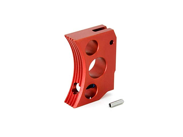 AIP Aluminum Trigger (Type E) for Marui Hi-capa (Red/Long)