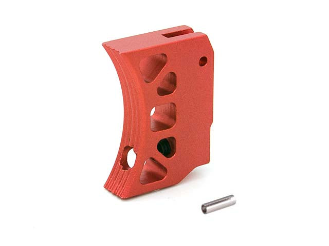 AIP Aluminum Trigger (Type J) for Marui Hi-capa (Red/Long)