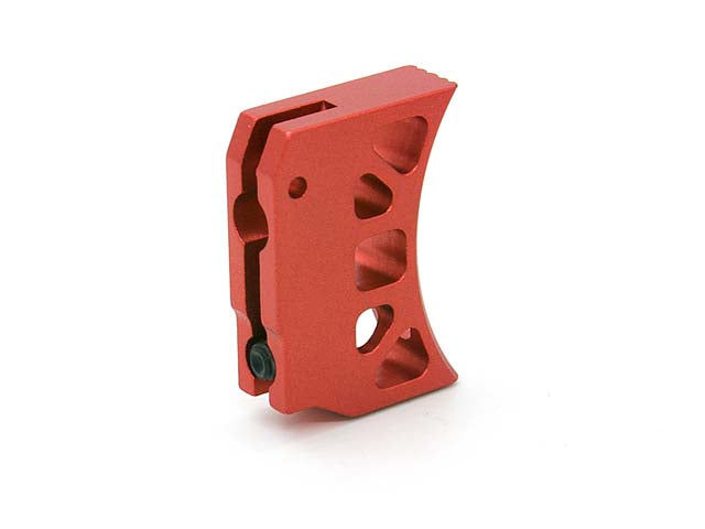 AIP Aluminum Trigger (Type J) for Marui Hi-capa (Red/Long)