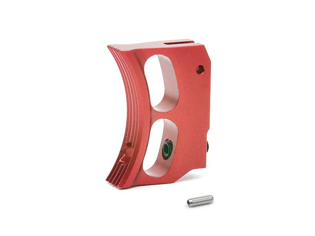 AIP Aluminum Trigger (Type Q) for Marui Hi-capa (Red/Long)