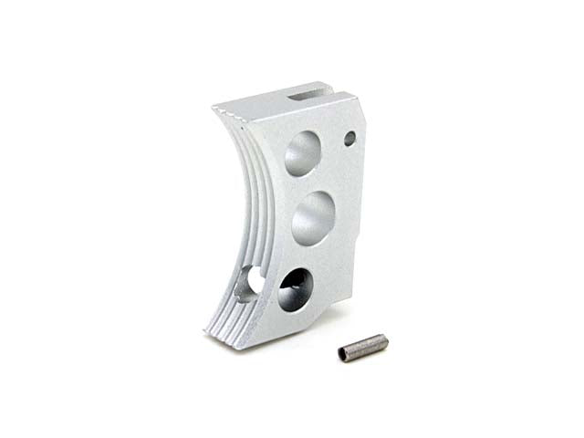 AIP Aluminum Trigger (Type F) for Marui Hi-capa (Silver/Short)