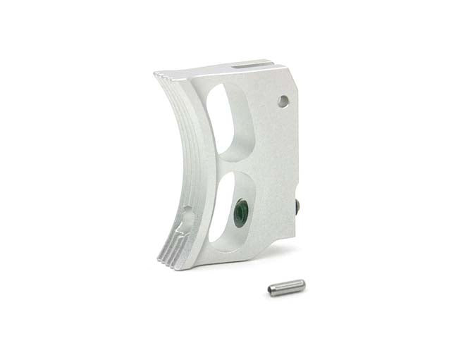 AIP Aluminum Trigger (Type Q) for Marui Hi-capa (Silver/Long)
