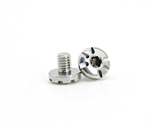 AIP CNC Stainless Steel Grip Screws For Hi-capa - Type 4 (Silver)