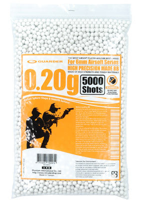 Guarder High Precision Made - 0.20g BB Pellets (5000 rounds, Bag)