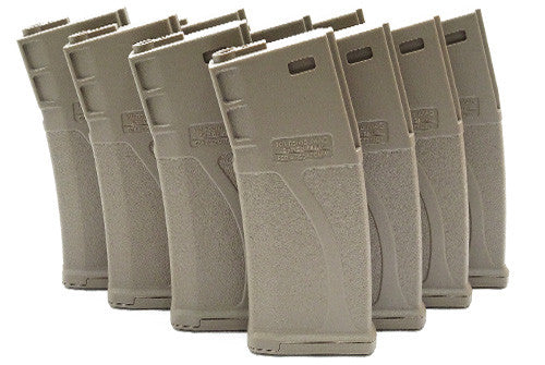 BLUEBOX 140rd Magazine for M16/M4 AEG (10pcs, Dark Earth)