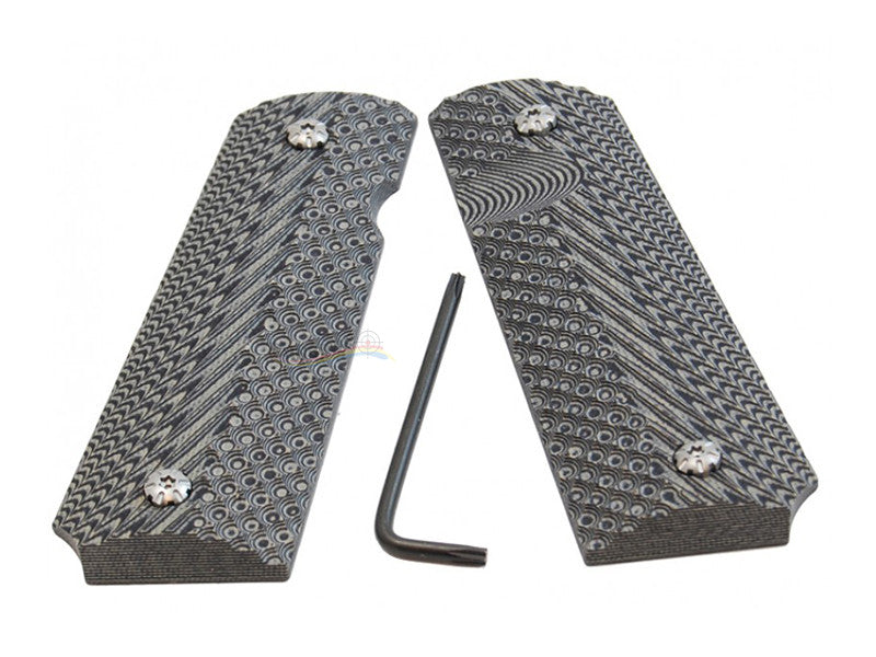 Double Alpha Academy 1911 Carbon Fiber Grips (Black)
